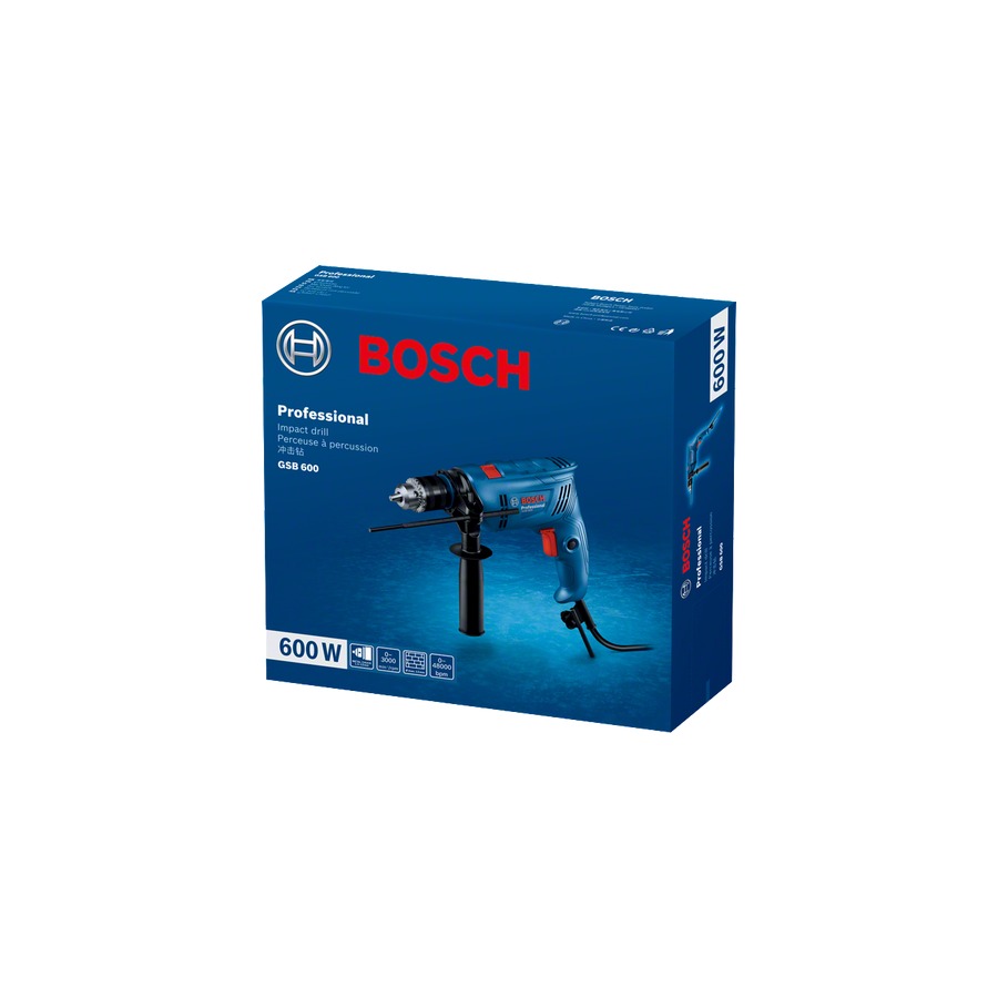 Bosch Professional GSB 600 Darbeli Matkap 600 W