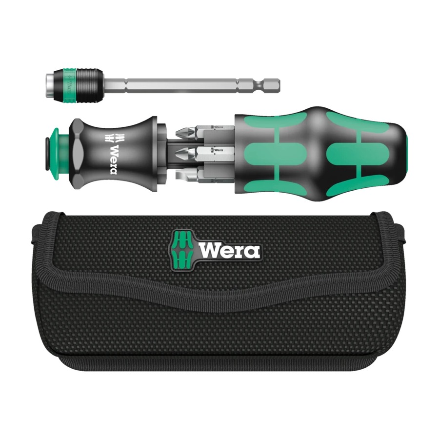 Wera Kraftform Kompakt 20 Çantalı Tornavida ve Bit Seti 7 Parça